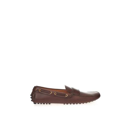 Loafers Car Shoe , Brown , Heren