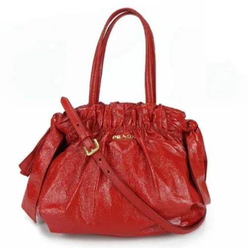 Pre-owned Leather prada-bags Prada Vintage , Red , Dames