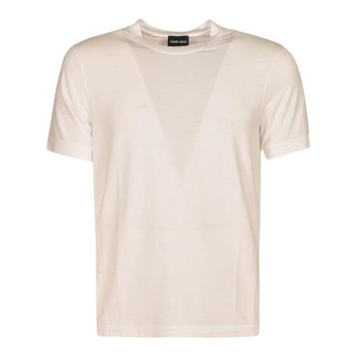 Stijlvolle T-shirts en Polos Giorgio Armani , Beige , Heren