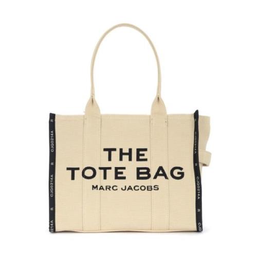 The Jacquard Large Tote Bag in Zand Marc Jacobs , Yellow , Dames