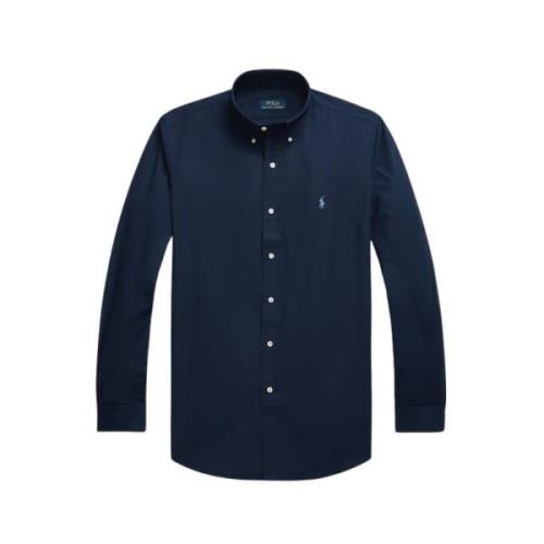 Klassieke Overhemd Polo Ralph Lauren , Blue , Heren