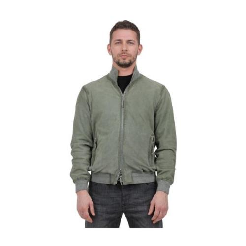 Leather Jackets The Jack Leathers , Green , Heren