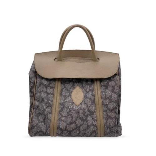 Pre-owned Canvas handbags Yves Saint Laurent Vintage , Gray , Dames