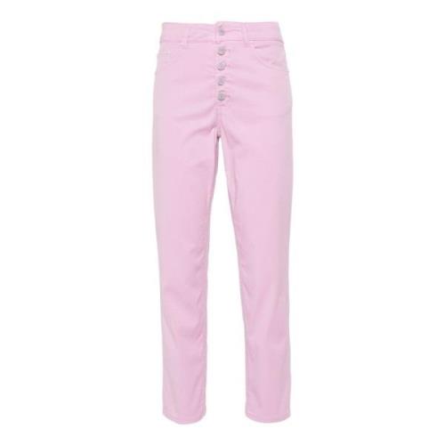 Slim-fit Trousers Dondup , Pink , Dames
