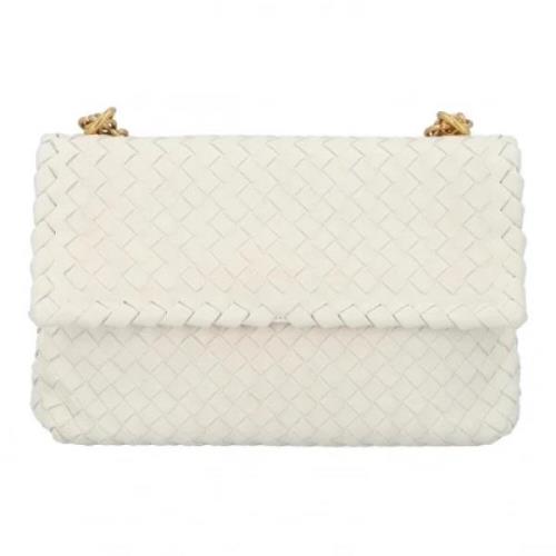 Pre-owned Leather crossbody-bags Bottega Veneta Vintage , White , Dame...