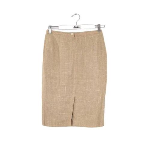 Pre-owned Fabric bottoms Dolce & Gabbana Pre-owned , Beige , Dames