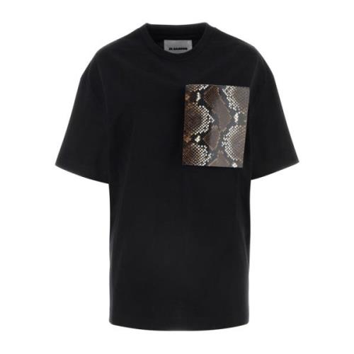 T-Shirts Jil Sander , Black , Dames