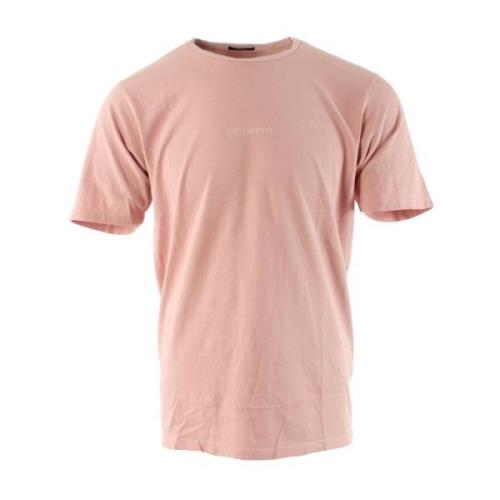 Heren T-shirt, Maat XS, 100% Katoen C.p. Company , Pink , Heren