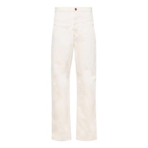 Straight Trousers Isabel Marant Étoile , Beige , Dames