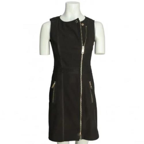 Pre-owned Leather dresses Burberry Vintage , Black , Dames