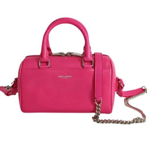 Pre-owned Leather shoulder-bags Yves Saint Laurent Vintage , Pink , Da...