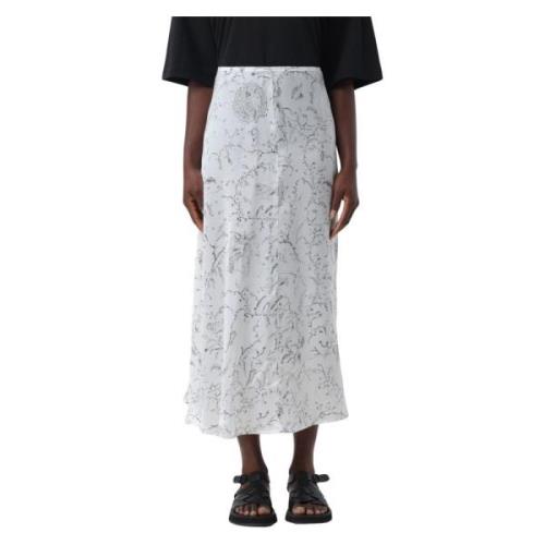 Midi Skirts Fabiana Filippi , White , Dames