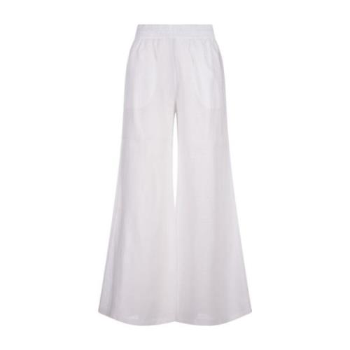Wide Trousers Fabiana Filippi , White , Dames