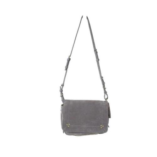 Pre-owned Leather shoulder-bags Jérôme Dreyfuss Pre-owned , Gray , Dam...
