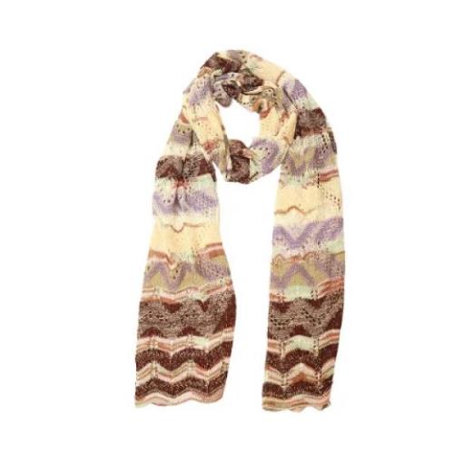 Pre-owned Fabric scarves Missoni Pre-owned , Multicolor , Dames