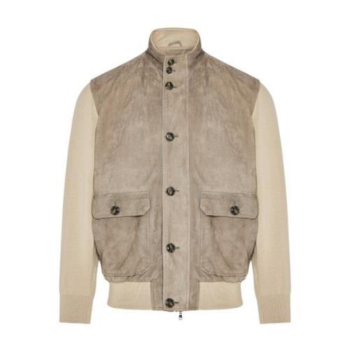 Light Jackets Barba , Beige , Heren