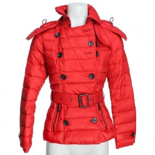 Pre-owned Fabric outerwear Burberry Vintage , Red , Dames