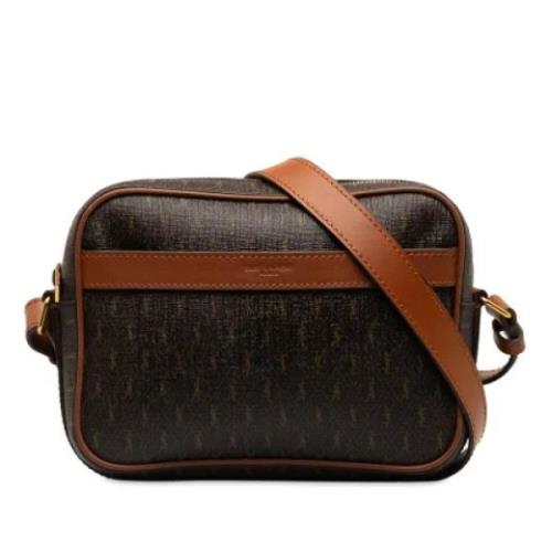 Pre-owned Fabric crossbody-bags Yves Saint Laurent Vintage , Brown , D...