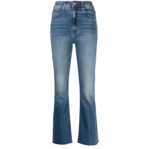 Boot-Cut Hustler Jeans Mother , Blue , Dames