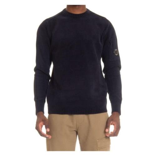 Round-neck Knitwear C.p. Company , Blue , Heren