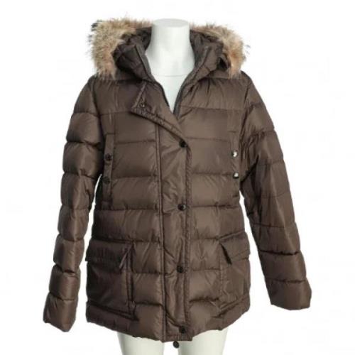 Pre-owned Fur outerwear Moncler Pre-owned , Brown , Dames
