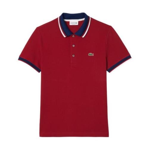 Rode T-shirts en Polos Lacoste , Red , Heren