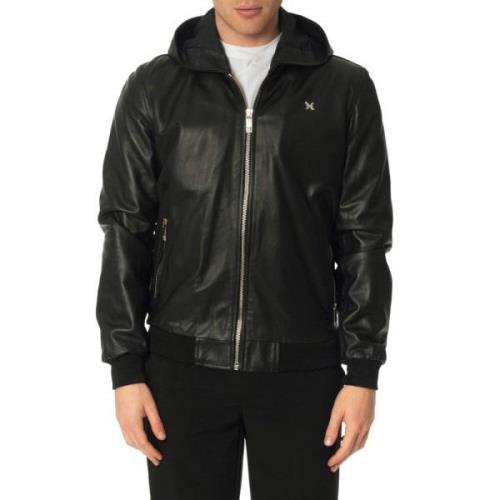 Leather Jackets Richmond , Black , Heren