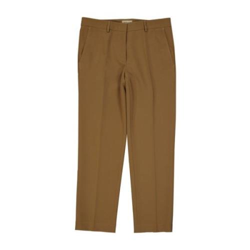 Cropped Trousers Blanca Vita , Brown , Heren