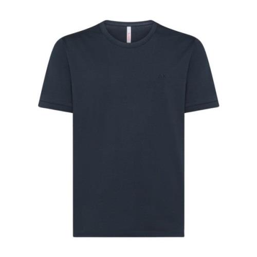 Casual T-shirt Sun68 , Blue , Heren