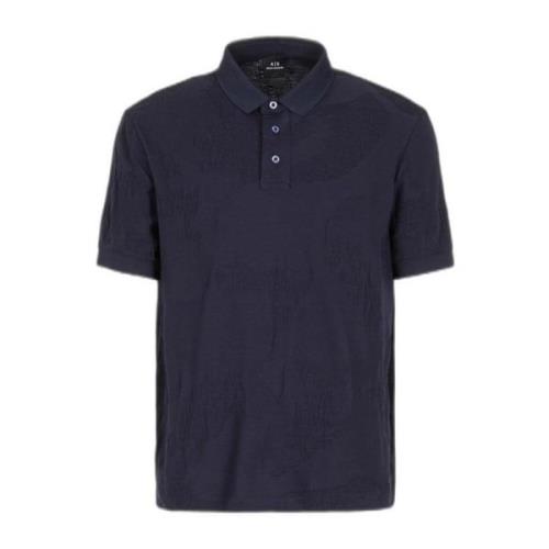 Polo Shirts Armani Exchange , Blue , Heren