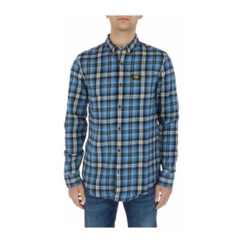Casual Shirts Superdry , Blue , Heren