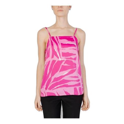 Sleeveless Tops Only , Pink , Dames