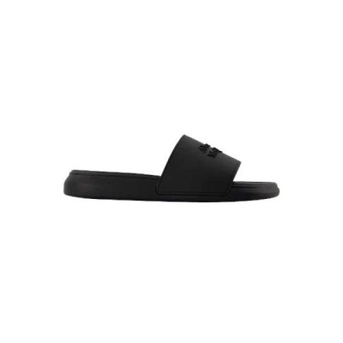 Leather sandals Alexander McQueen , Black , Dames