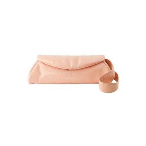Leather shoulder-bags Jil Sander , Pink , Dames