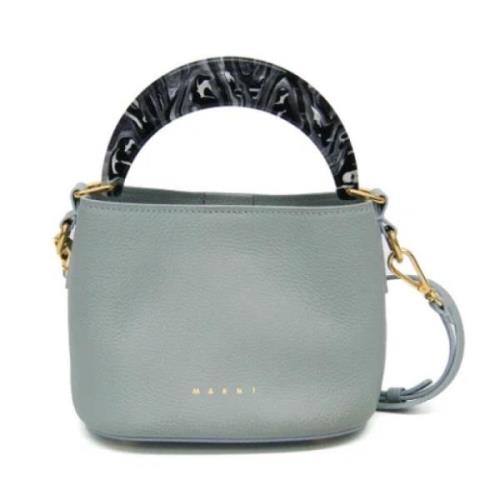 Pre-owned Leather handbags Marni Pre-owned , Blue , Dames