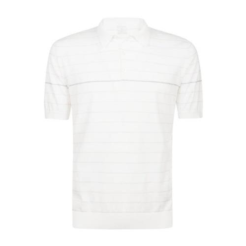 Polo Shirts Eleventy , White , Heren