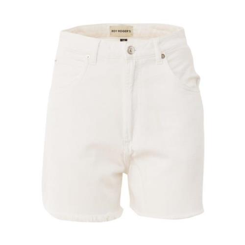 Shorts Roy Roger's , White , Dames