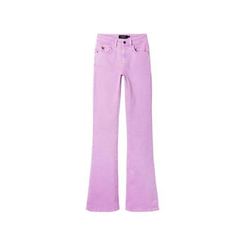 Moderne Slim Fit Jeans Desigual , Purple , Dames