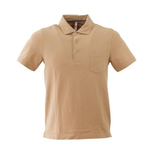 Polo Shirts Sun68 , Brown , Heren