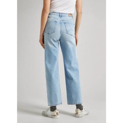 Straight Jeans Pepe Jeans , Blue , Dames
