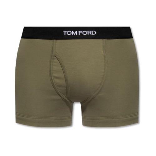 Katoenen boxershorts Tom Ford , Green , Heren