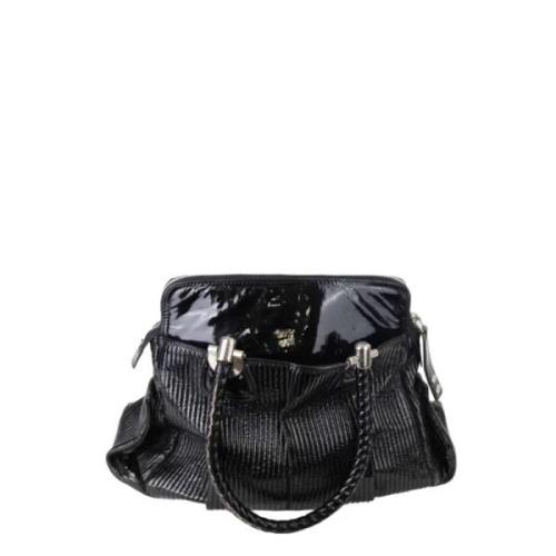 Pre-owned Leather handbags Chloé Pre-owned , Black , Dames