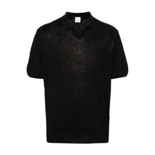 Polo Shirts 120% Lino , Black , Heren