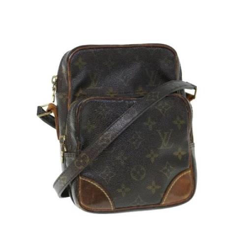 Pre-owned Canvas louis-vuitton-bags Louis Vuitton Vintage , Brown , Da...