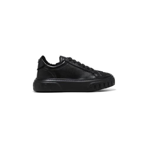 Luxe Platform Sneakers Casadei , Black , Dames