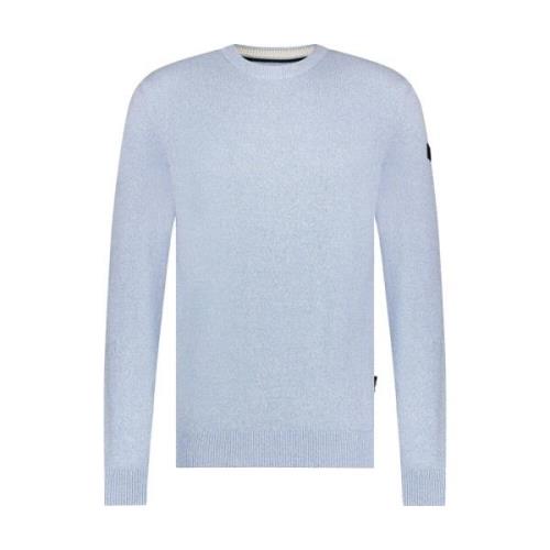 Comfortabele Crew-Neck Sweatshirt State of Art , Blue , Heren