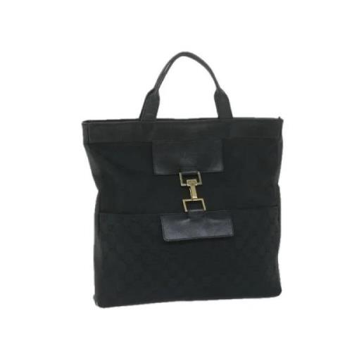 Pre-owned Canvas gucci-bags Gucci Vintage , Black , Dames