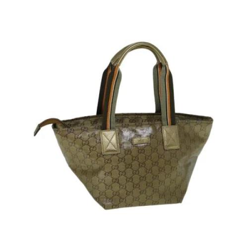 Pre-owned Canvas gucci-bags Gucci Vintage , Green , Dames