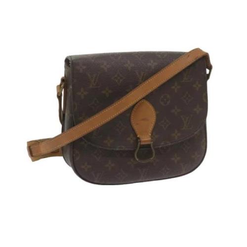 Pre-owned Canvas louis-vuitton-bags Louis Vuitton Vintage , Brown , Da...