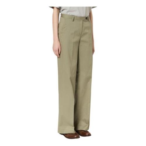 Trousers Massimo Alba , Green , Dames